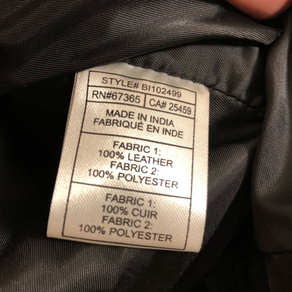 NWT Nordstrom Leather Jacket - Picture 6 of 7